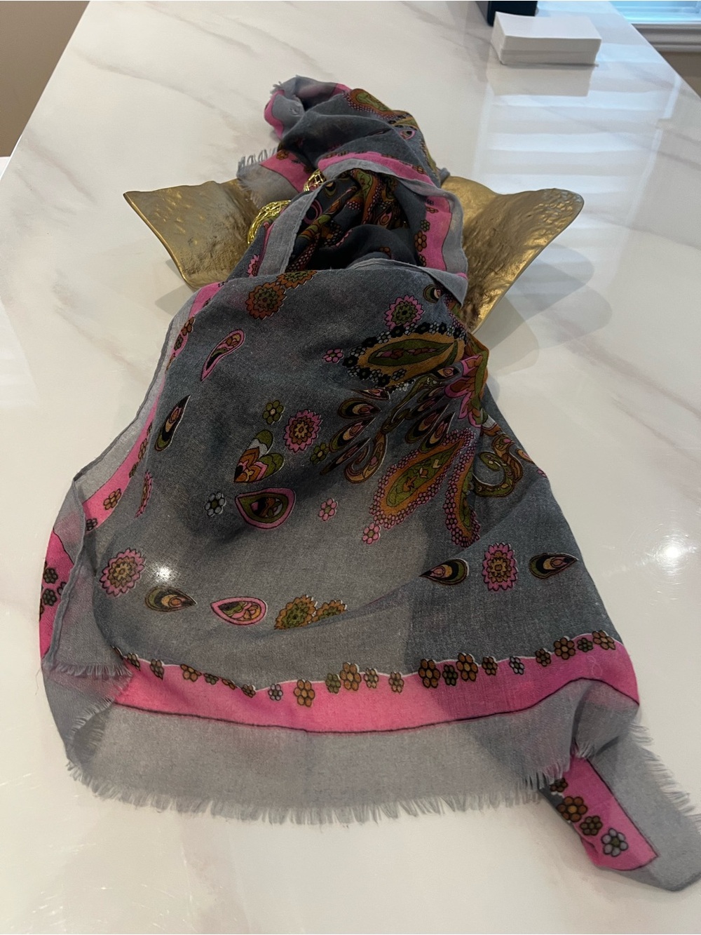 Fall ready eclectic scarf - Picture 2 of 5